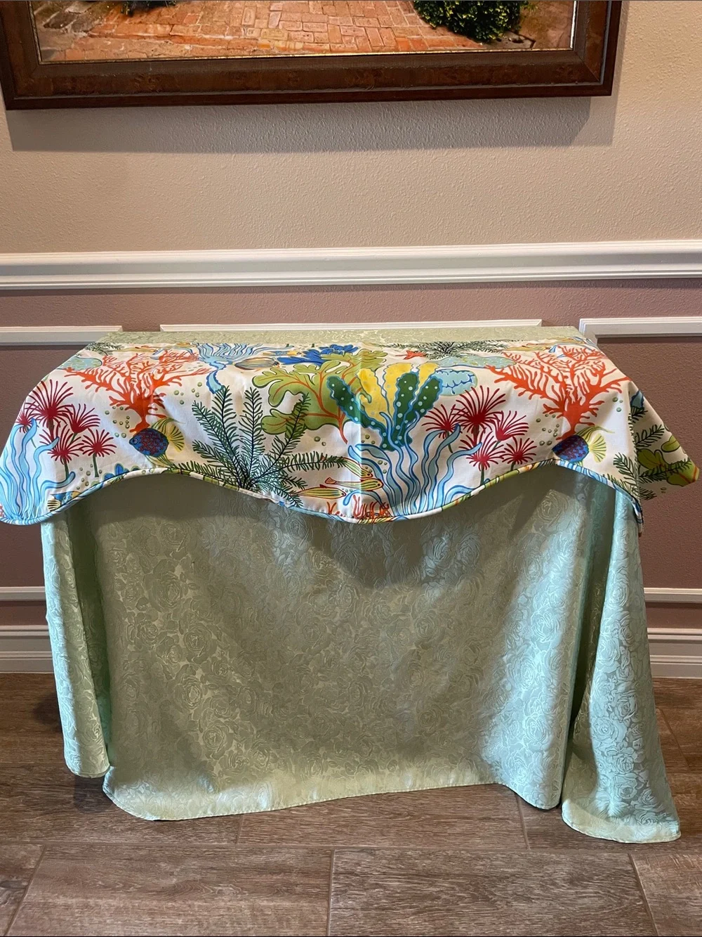 Coastal Coral Reef Decorative Valances (2)